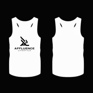 Affluence Lifestyle Classic Singlet – White