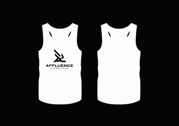 Affluence Lifestyle Classic Singlet – White